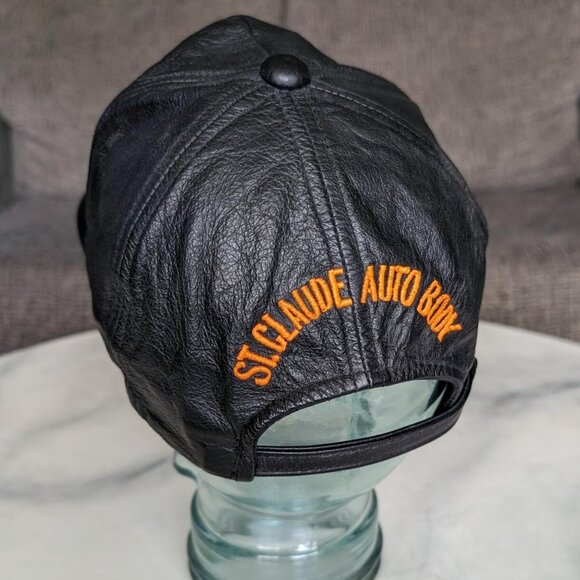 Vintage Leather Hot Rod Hat - Picture 3 of 6